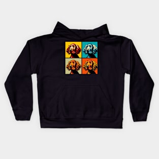 Pop Retro Art Irish Setter - Cute Puppy Kids Hoodie